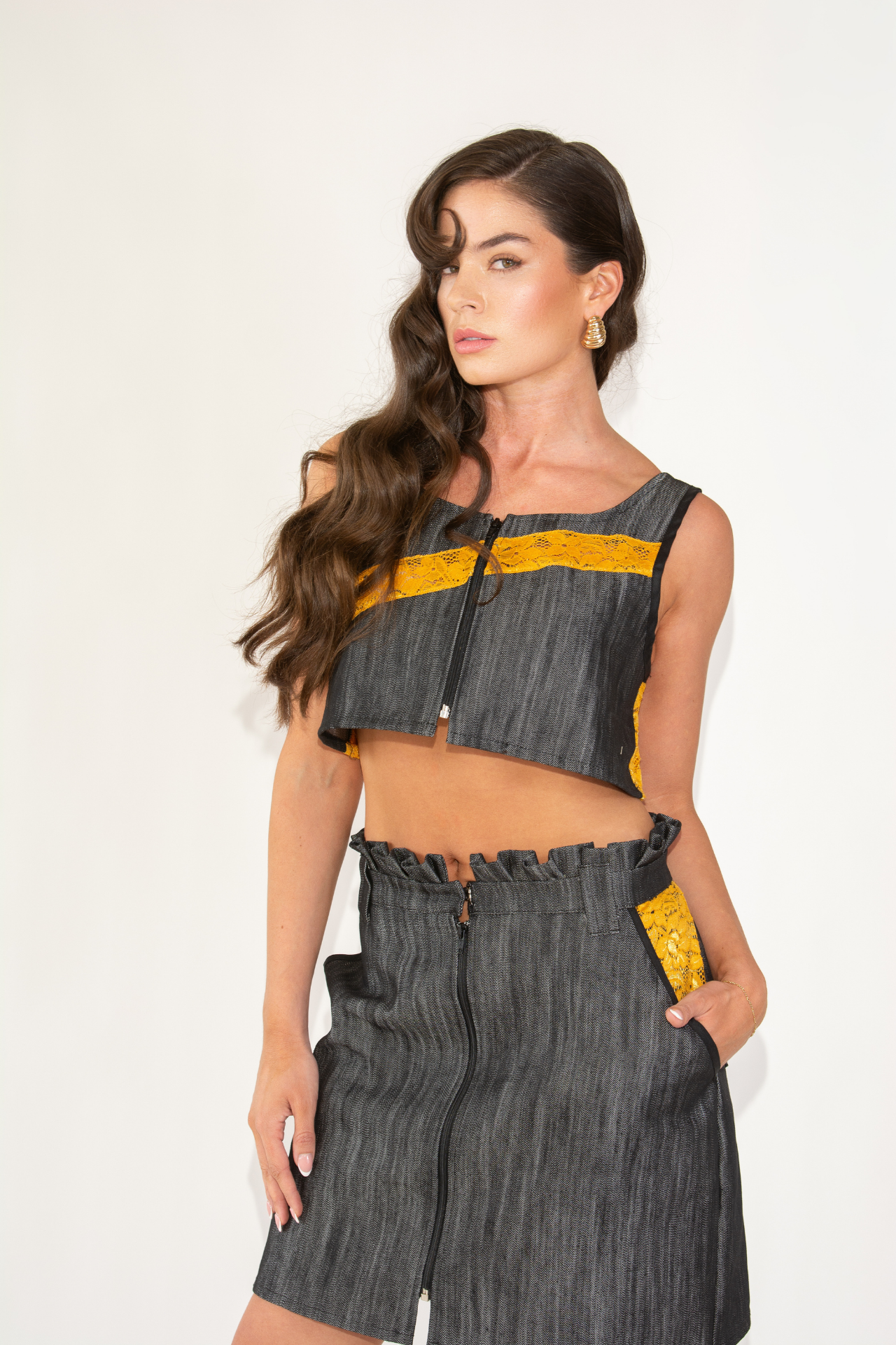 Sass Striped Vest
